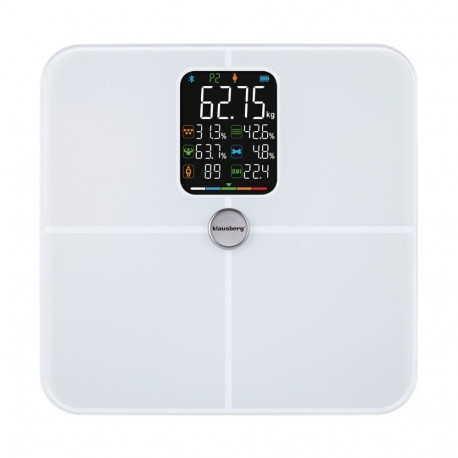 Waga łazienkowa, biała klausberg