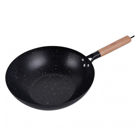 Patelna wok czarny marmurek śr.30cm kinghoff