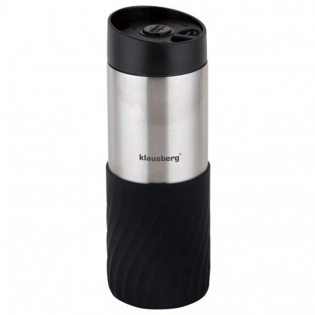 Kubek termiczny, czarny, 420ml klausberg