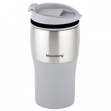 Kubek termiczny, szary, 320ml klausberg