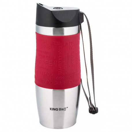Kubek termiczny stalowy 380ml różne kolory kinghoff