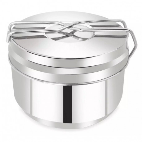 Menażka turystyczna, stal zestaw 3 elementy śr.15,4/15/13cm kinghoff