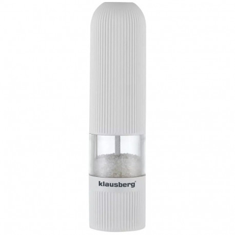 Młynek elektryczny do przypraw, biały klausberg
