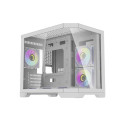 Darflash FT418 computer case + 6 aRGB fans (white)