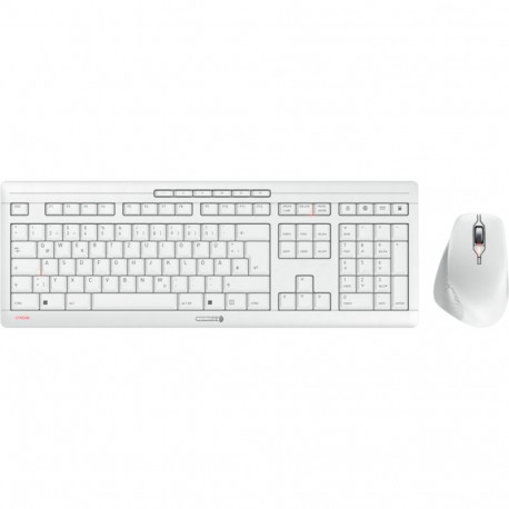STREAM DESKTOP COMFORT (white, DE layout, Cherry SX scissor technology)