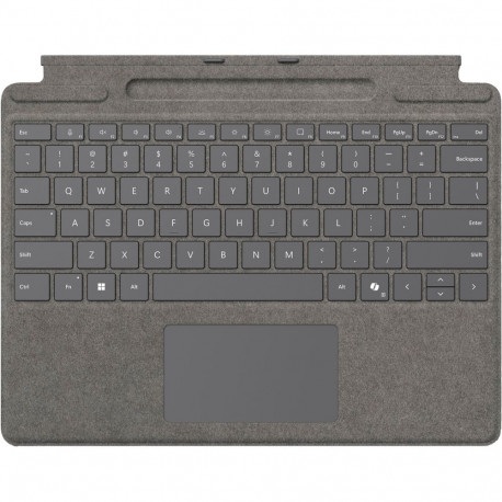 Surface Pro Keyboard mit Stiftaufbewahrung for Business (platin, DE-Layout, für Surface Pro 10/9/8/X