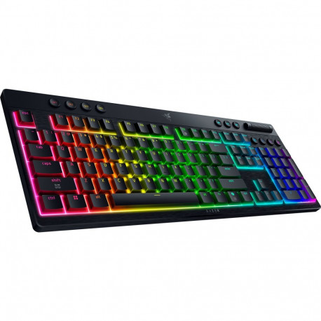 BlackWidow V4 Low-Profile Hyperspeed (black, DE layout, Razer Low-Profile Orange)
