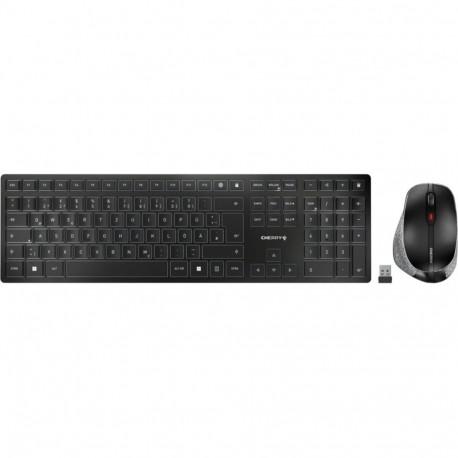 klaviatuur DW 9500 SLIM DE-paigutus Cherry SX kääritehnoloogia, must/hall