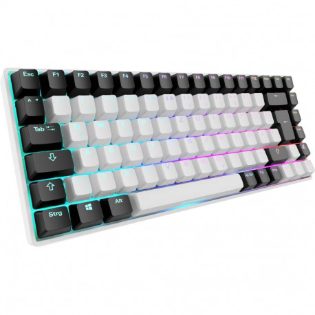 SKILLER SGK50 S3 (weiß, DE-Layout, Gateron Red)