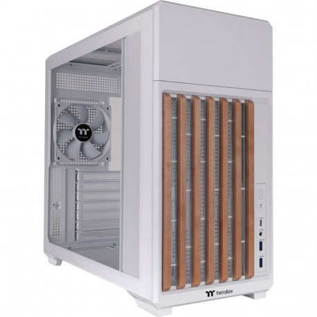 Thermaltake TR300 WS (white/wood, tempered glass)