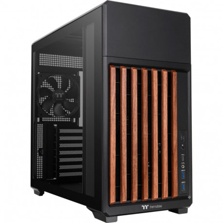 TR300 WS Black (schwarz/holz, Tempered Glass)