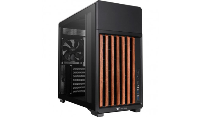 TR300 WS (schwarz/holz, Tempered Glass)