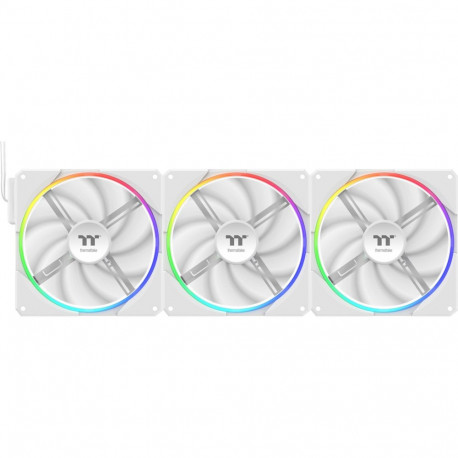 TS 140 EX RGB (weiß, 3er Pack, 140 mm)