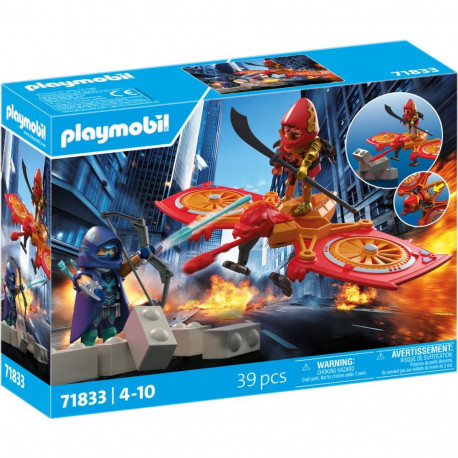 Playmobil 71833 Heroes: Hero drone against evil ninja