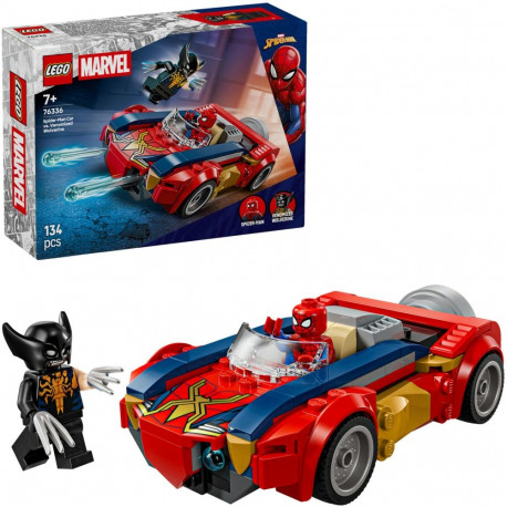 Marvel Super Heroes mänguauto 76336 Spider-Man vs. Venomized Wolverine