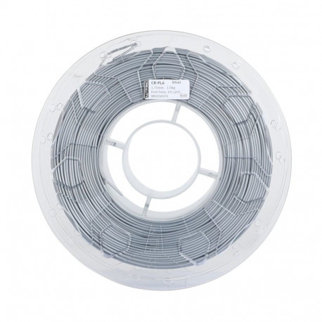 CR PLA filament 1kg 1,75mm rullil, hõbedane