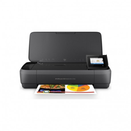 OfficeJet 250 Mobiler All-in-One-Drucker (schwarz, USB/WLAN, Scan, Kopie)