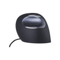 Evoluent VerticalMouse D, mouse (black / silver, large, RH)