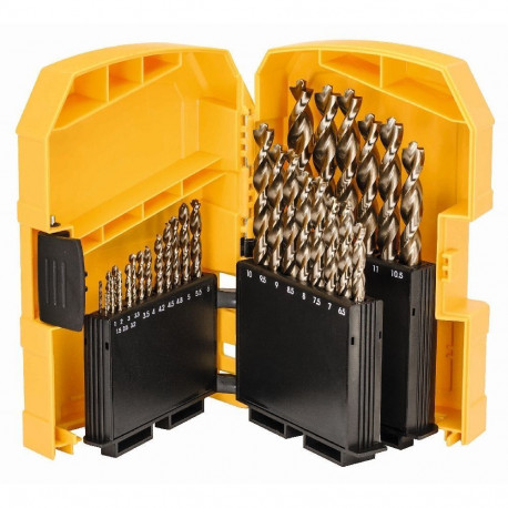 HSS-CO metallipuuride komplekt DT4957 29-osaline, kuldne