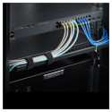 "1U rack cable guide with adjustable depth, cable guide bracket"