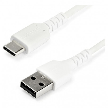 "STARTECH.COM 1m/3.3ft USB 2.0 to USB-C Cable High Quality USB 2.0 Cable White USB Data Transfer Cab