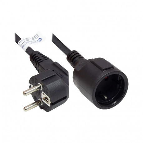 "Good Connections Schutzkontakt Verlängerung schwarz 5m"