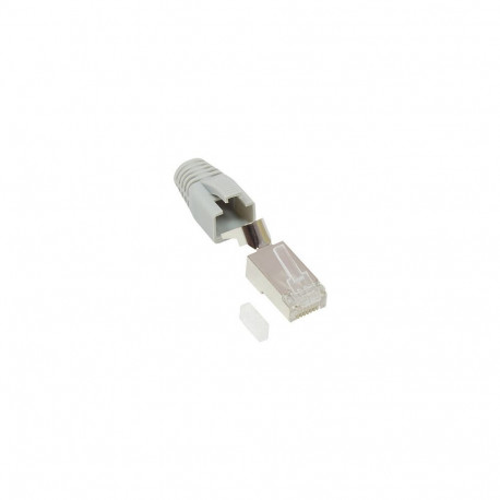 "Good Connections RJ45 Netzwerkstecker ges. Cat.6A grau 50x"