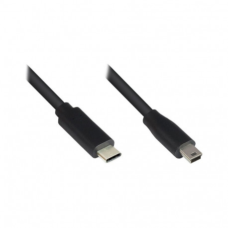 Good Connections USB kaabel USB2.0 C-Mini B 5-pin 0,3m, must
