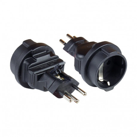 "Good Connections Stromadapter Schweiz SEV1011 an Typ F SEV"