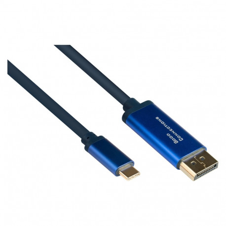 Good Connections adapterkaabel SmaFLEX USB-C to DP1.2 1.5m, sinine