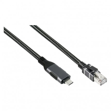 "Good Connections Ethernet-Kabel USB-C RJ45, anthrazit, 1,0m"