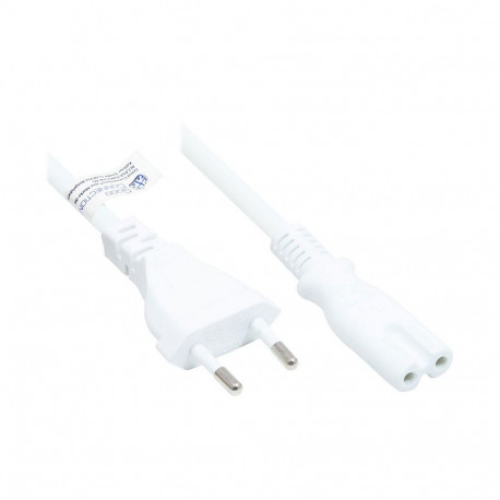 "Good Connections Euro-Netzkabel an C7/Euro 8 Bu. weiß 2,5m"
