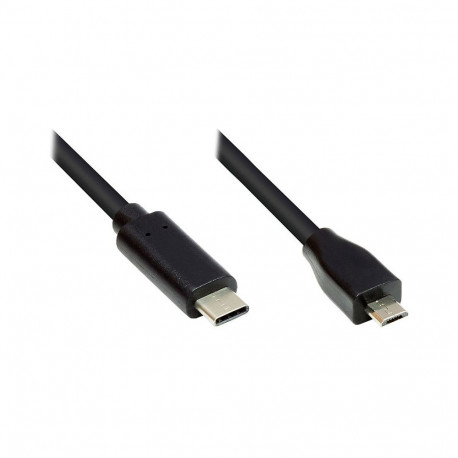 "Good Connections USB2.0 Kabel Micro B-C schw. 5m"