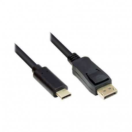 "Good Connections Adapterkabel USB-C an DP1.2 schwarz 3m"
