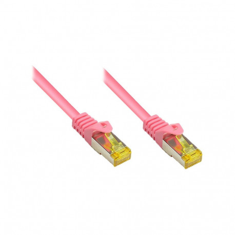 "Good Connections Patchkabel m. Cat.7 Rohk. magenta 0,15m"
