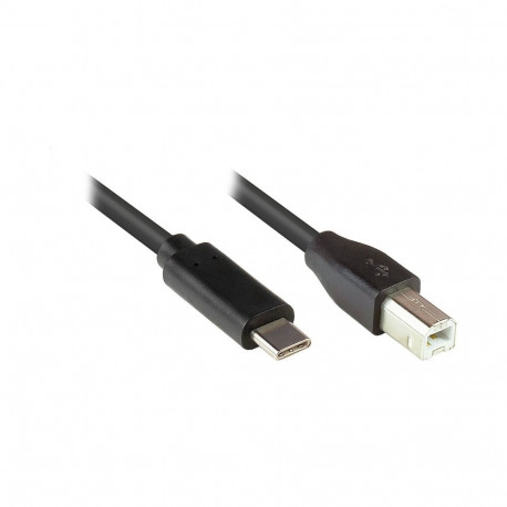 "Good Connections USB2.0 Kabel C-B schw. 5m"