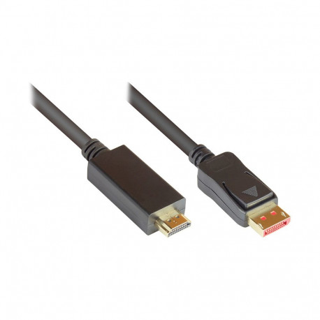 "Good Connections Kabel DP1.4-St.-HDMI2.0-St. schwarz 1m"