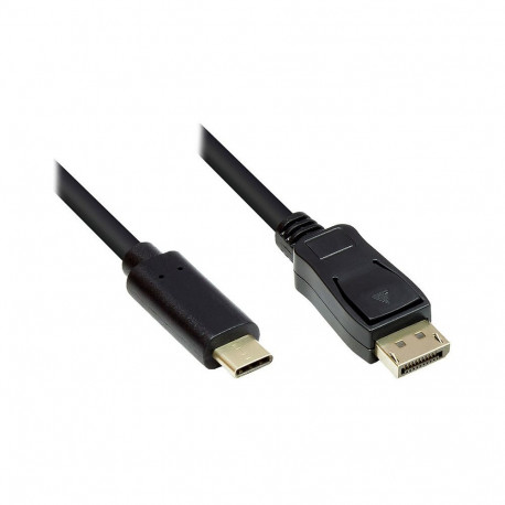 "Good Connections Adapterkabel USB-C an DP1.2 schwarz 5m"