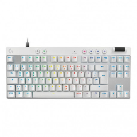 Logitech PRO X TKL RAPID (DE), valge