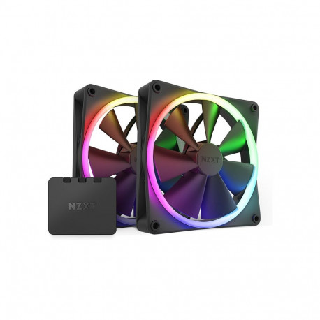 NZXT ventilaator F-Serie F140 RGB 140mm kahese komplekt RF-R14DF-B1 retail, must