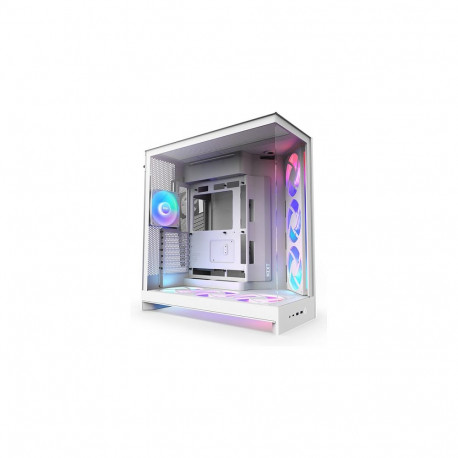 NZXT midi tower H9 FLOW RGB+ CM-H92FW-P1, üleni valge