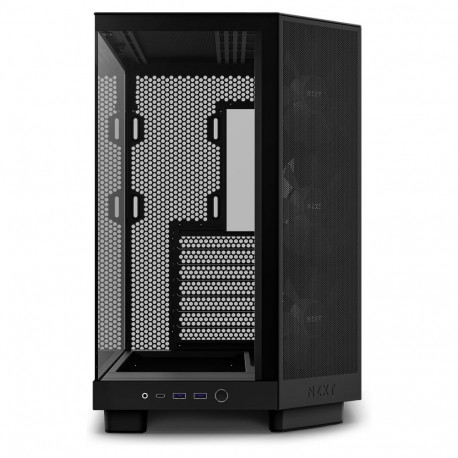 "NZXT H6 FLOW RGB ALL Black MidiTower Glasfenster CC-H61FB-R"