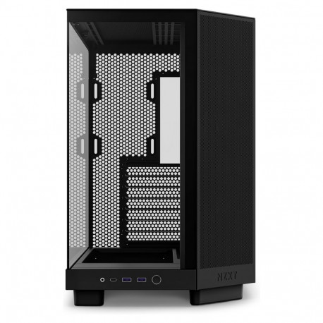 NZXT arvutikorpus H6 FLOW CC-H61FB-01 klaaspaneeliga, must