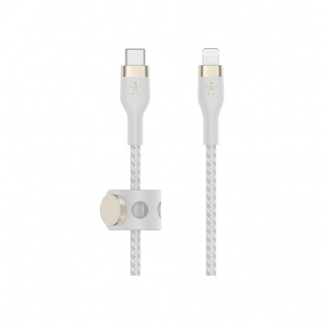 "Belkin PRO Flex Lightning/USB-C,bis 15W, Apple zert.,2m, weiß"