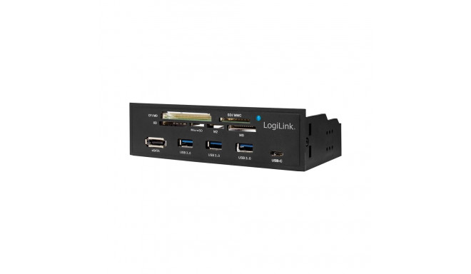 "CardReader LogiLink 5.25"" Multifunction Front Panel - Kartenleser - USB 3.0"