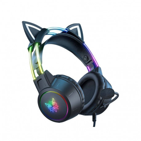 Headphones - ONIKUMA X15 PRO 50mm Drivers, RGB Backlighting, Black