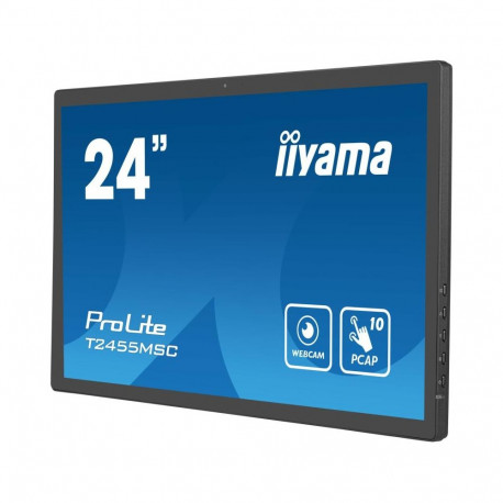 Digital Signage Display - iiyama ProLite T2455MSC-B1 23" Touchscreen Full HD Black