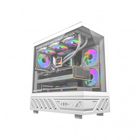 Computer Case - darkFlash DS950 Midi Tower ATX 6 Fans White