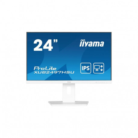 Monitor - iiyama XUB2497HSU-W2 24" IPS 100Hz HDMI DisplayPort White