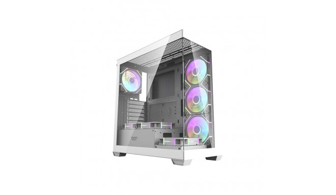 Computer Case - darkFlash DS900 ATX, 7 ARGB Fans, White